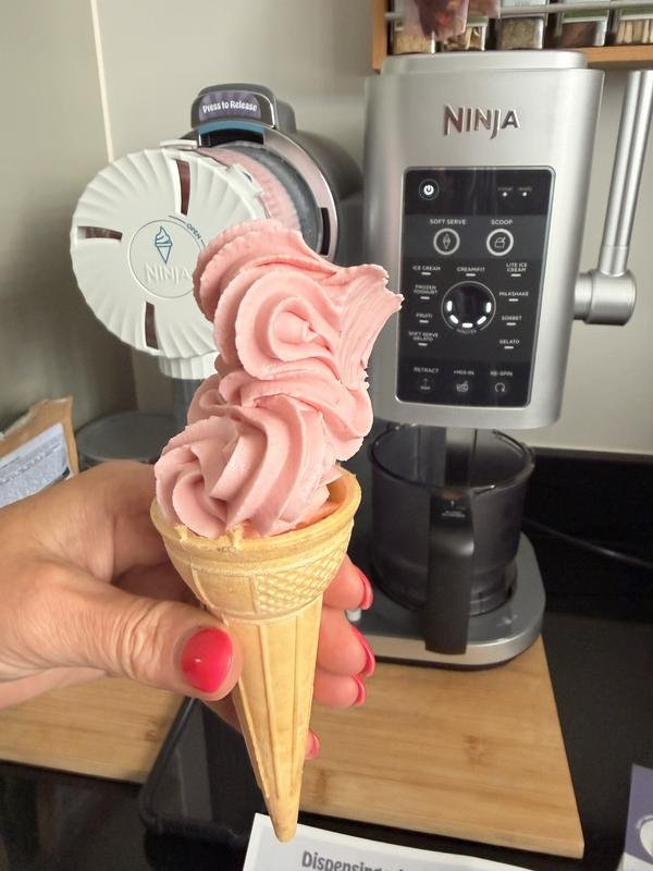 Pfirsich-Sorbet am Küchenfenster